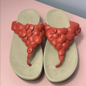 Fitflop Pink Floral Sandals